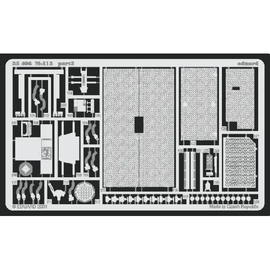 Eduard 35406 1/35 M-113 Photo-Etched for AFV Photo etched set