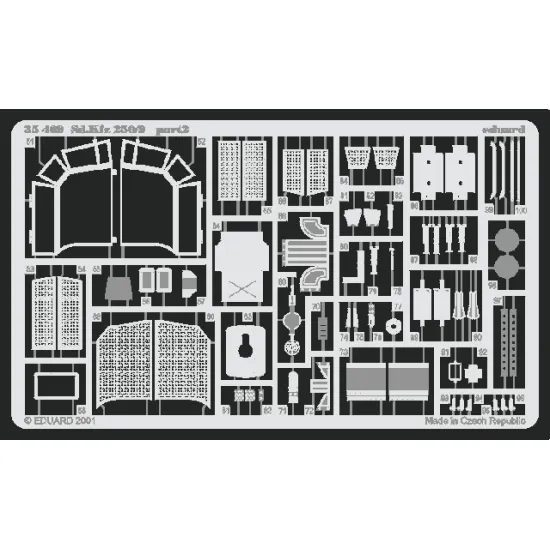 Eduard 35409 1/35 Sd.Kfz.250/9 Photo-Etched for AFV Photo etched set