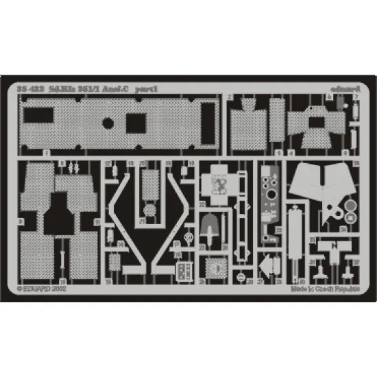 Eduard 35432 1/35 Sd.Kfz.251/1 Ausf.C Photo-Etched for AFV Photo etched set