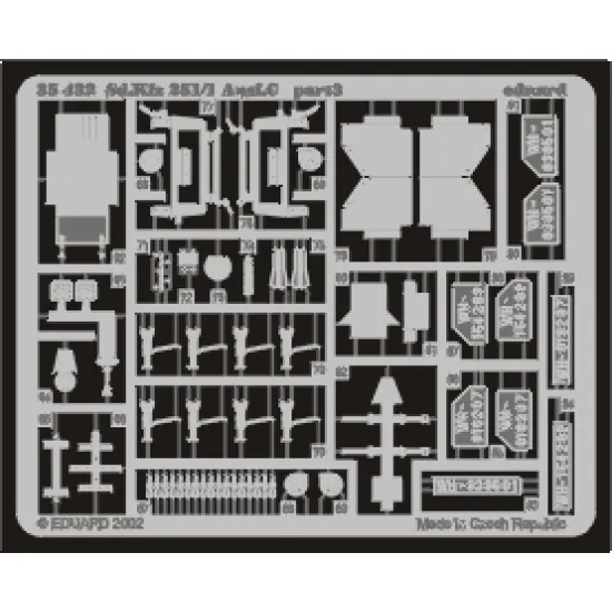 Eduard 35432 1/35 Sd.Kfz.251/1 Ausf.C Photo-Etched for AFV Photo etched set