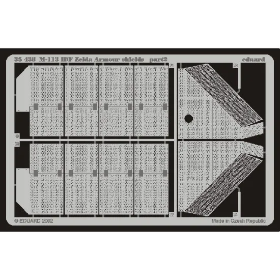 Eduard 35438 1/35 M-113 IDF Zelda armour shields Photo-Etched for AFV Photo etched set
