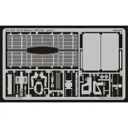 Eduard 35450 1/35 Sd.Kfz.124 Wespe Photo-Etched for AFV Photo etched set