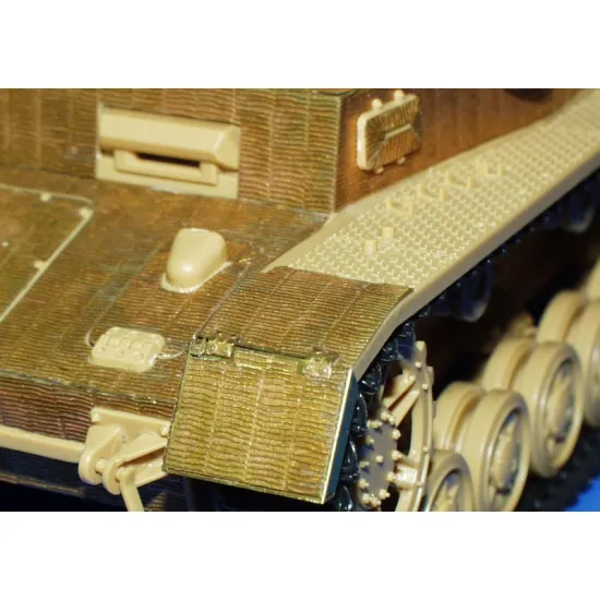 Eduard 35451 1/35 Zimmerit Flakpanzer IV Wirbelwind Photo-Etched for AFV Photo etched set