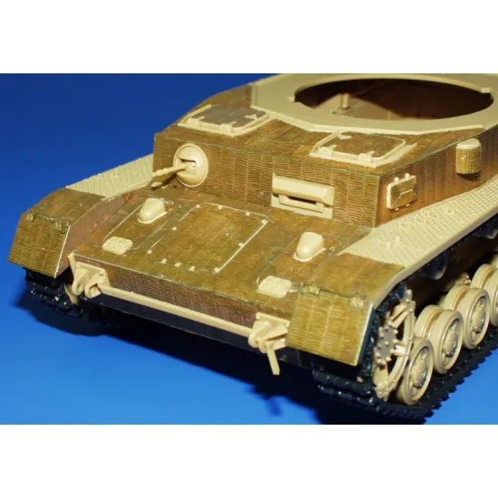 Eduard 35451 1/35 Zimmerit Flakpanzer IV Wirbelwind Photo-Etched for AFV Photo etched set