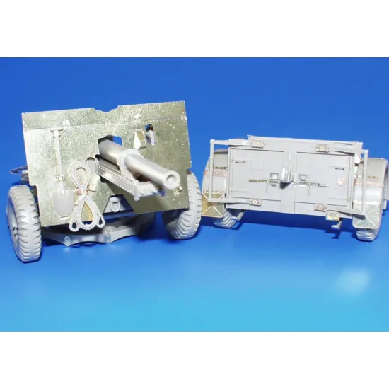 Eduard 35473 1/35 British 25 pounder Field Gun Photo-Etched for AFV Photo etched set