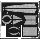 Eduard 35487 1/35 Zimmerit Panther Ausf.A early Photo-Etched for AFV Photo etched set