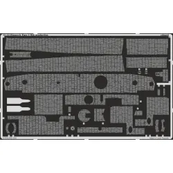 Eduard 35521 1/35 Zimmerit Tiger I Mid. Production Photo-Etched for AFV Photo etched set