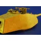 Eduard 35564 1/35 Zimmerit King Tiger Porsche turret Photo-Etched for AFV Photo etched set