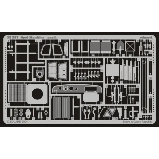 Eduard 35587 1/35 Maultier Photo-Etched for AFV Photo etched set