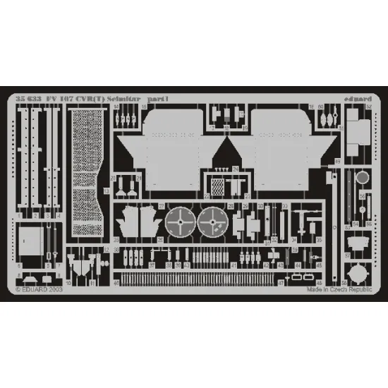 Eduard 35633 1/35 FV 107 CVR (T) Scimitar Photo-Etched for AFV Photo etched set