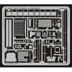 Eduard 35643 1/35 M-274 Mule w/106 R.R. Photo-Etched for AFV Photo etched set