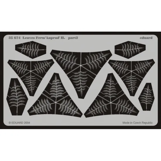 Eduard 35674 1/35 Leaves Fern / Kapraď II Photo-Etched for Miscellaneous Photo etched set