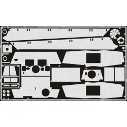 Eduard 35699 1/35 Zimmerit King Tiger Henschel Photo-Etched for AFV Photo etched set