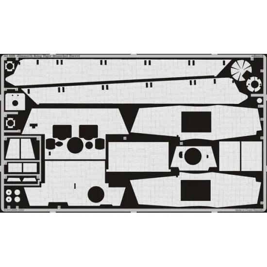 Eduard 35699 1/35 Zimmerit King Tiger Henschel Photo-Etched for AFV Photo etched set