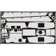 Eduard 35699 1/35 Zimmerit King Tiger Henschel Photo-Etched for AFV Photo etched set