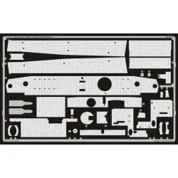 Eduard 35716 1/35 Zimmerit Tiger I Mid. Production Photo-Etched for AFV Photo etched set