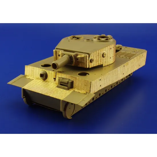 Eduard 35716 1/35 Zimmerit Tiger I Mid. Production Photo-Etched for AFV Photo etched set