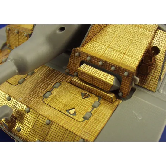 Eduard 35752 1/35 Zimmerit StuG.III Ausf.G waffel Photo-Etched for AFV Photo etched set