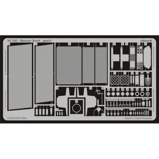 Eduard 35761 1/35 Mörser Karl Photo-Etched for AFV Photo etched set