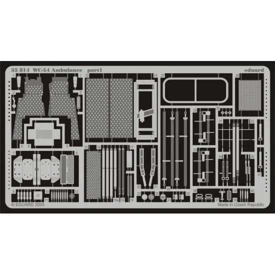Eduard 35814 1/35 WC-54 Ambulance Photo-Etched for AFV Photo etched set