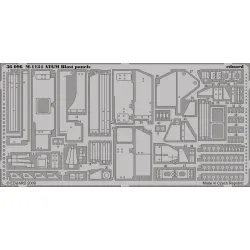 Eduard 36096 1/35 M-1134 ATGM blast panels Photo-Etched for AFV Photo etched set