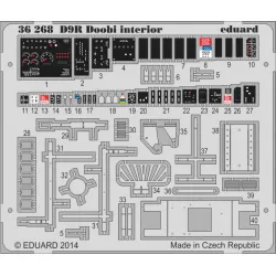 Eduard 36268 1/35 Doobi Bulldozer interior - colour Photo-Etched for AFV Photo etched set