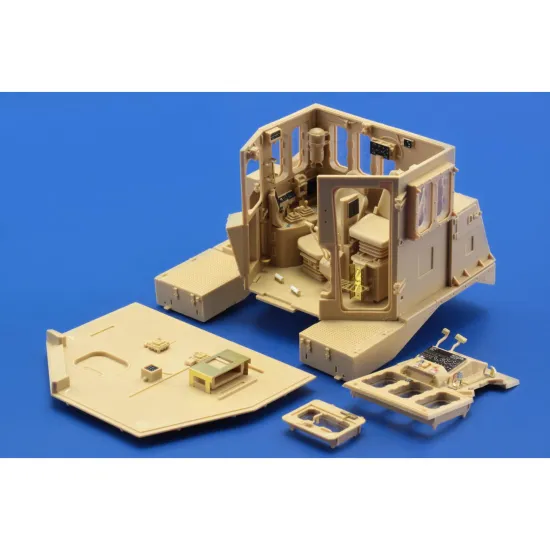 Eduard 36268 1/35 Doobi Bulldozer interior - colour Photo-Etched for AFV Photo etched set