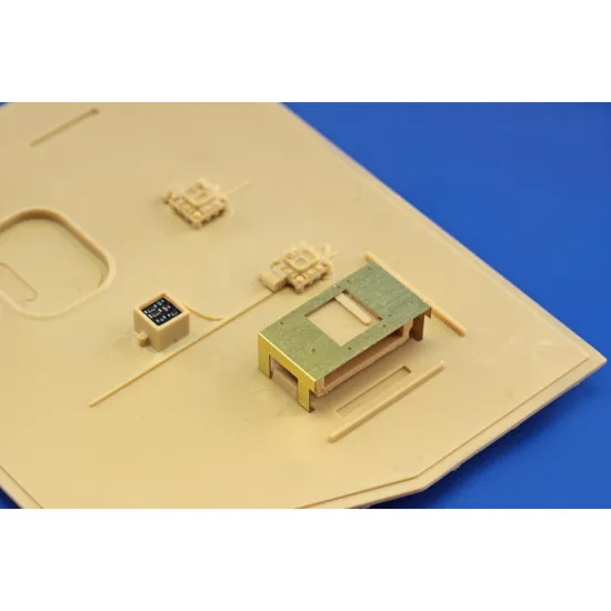 Eduard 36268 1/35 Doobi Bulldozer interior - colour Photo-Etched for AFV Photo etched set