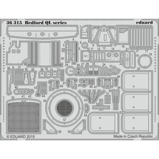 Eduard 36315 1/35 Bedford QL series Photo-Etched for AFV Photo etched set