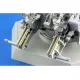Eduard 36329 1/35 WWII German 12.8cm FlaK 40 Zwilling Photo-Etched for AFV Photo etched set