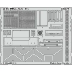Eduard 36377 1/35 M113A ACAV Photo-Etched for AFV Photo etched set
