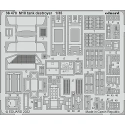 Eduard 36478 1/35 M18 tank destroyer Photo-Etched for AFV Photo etched set