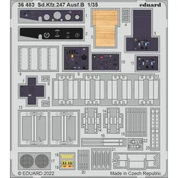 Eduard 36483 1/35 Sd.Kfz.247 Ausf.B Photo-Etched for AFV Photo etched set