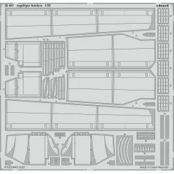 Eduard 36487 1/35 Jagdtiger fenders Photo-Etched for AFV Photo etched set