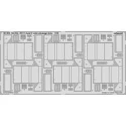 Eduard 36500 1/35 Sd.Kfz. 251/1 Ausf.C side stowage bins Photo-Etched for AFV Photo etched set