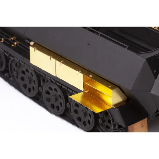 Eduard 36500 1/35 Sd.Kfz. 251/1 Ausf.C side stowage bins Photo-Etched for AFV Photo etched set
