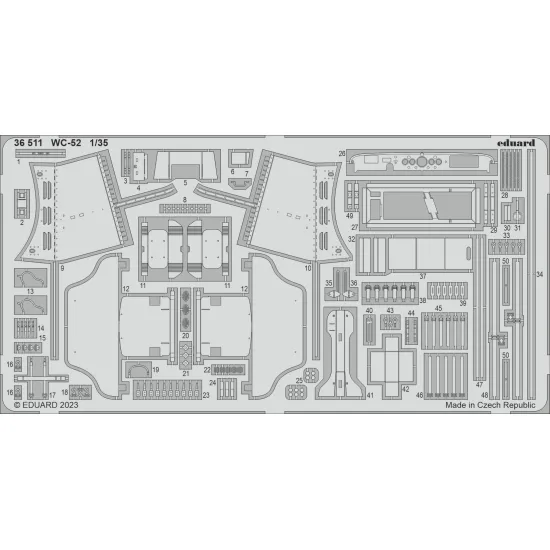 Eduard 36511 1/35 WC-52 Photo-Etched for AFV Photo etched set