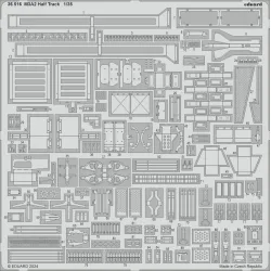Eduard 36516 1/35 M3A2 Half Track Photo-Etched for AFV Photo etched set