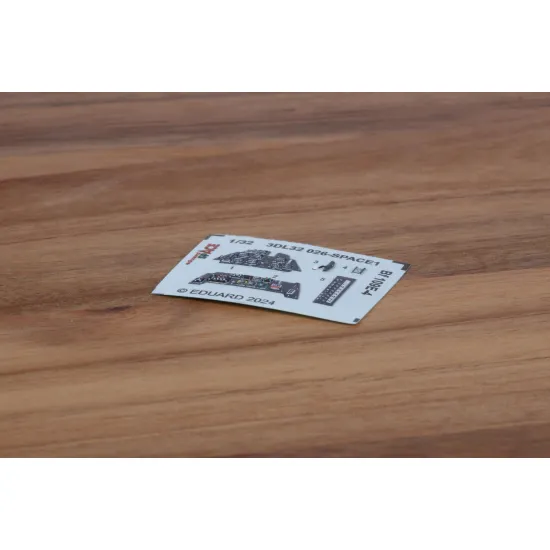 Eduard 3DL32026 1/32 Bf 109E-4 SPACE 3D Decal for Aircraft