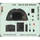 Eduard 3DL32028 1/32 Spitfire Mk.VIII SPACE AIRFIX 3D Decal for Aircraft