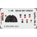 Eduard 3DL48007 1/48 Spitfire Mk.II SPACE 3D Decal for Aircraft Space