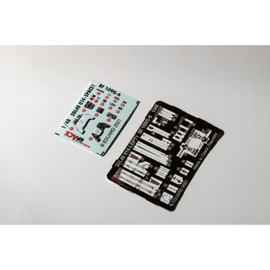 Eduard 3DL48014 1/48 Bf 109G-6 SPACE 3D Decal for Aircraft Space