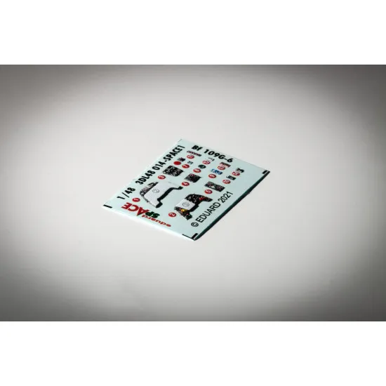 Eduard 3DL48014 1/48 Bf 109G-6 SPACE 3D Decal for Aircraft Space