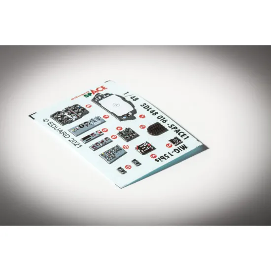 Eduard 3DL48016 1/48 MiG-15bis SPACE 3D Decal for Aircraft Space