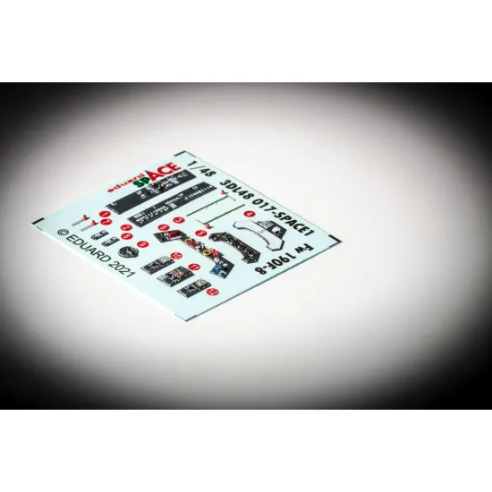Eduard 3DL48017 1/48 Fw 190F-8 SPACE 3D Decal for Aircraft Space