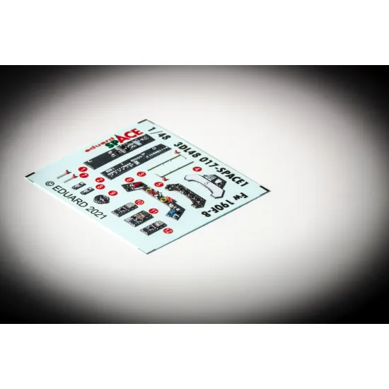 Eduard 3DL48017 1/48 Fw 190F-8 SPACE 3D Decal for Aircraft Space