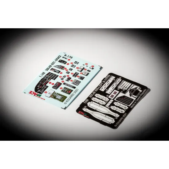 Eduard 3DL48021 1/48 B-17G SPACE 3D Decal for Aircraft Space
