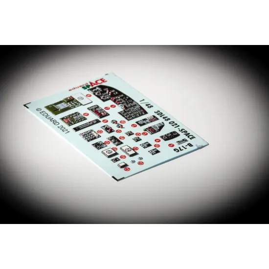 Eduard 3DL48021 1/48 B-17G SPACE 3D Decal for Aircraft Space