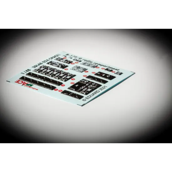 Eduard 3DL48024 1/48 B-17F/G radio compartment SPACE 3D Decal for Aircraft Space