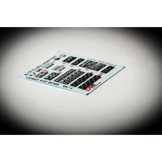 Eduard 3DL48024 1/48 B-17F/G radio compartment SPACE 3D Decal for Aircraft Space